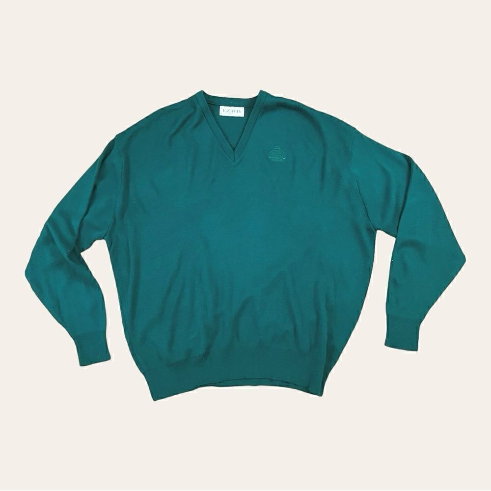 Vintage Izod Golf V-Neck Sweater
